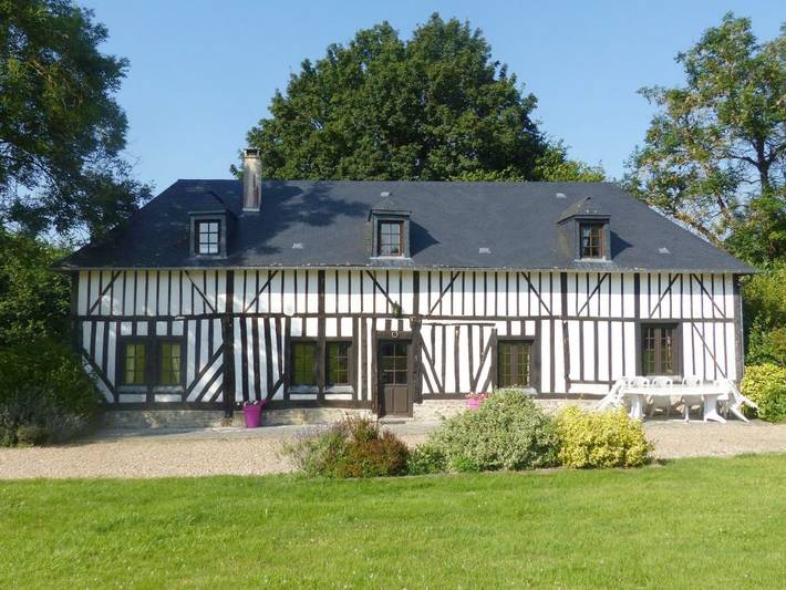 Location de vacances pour 10 personnes, avec vue et jardin à Bonneville-la-Louvet - 2