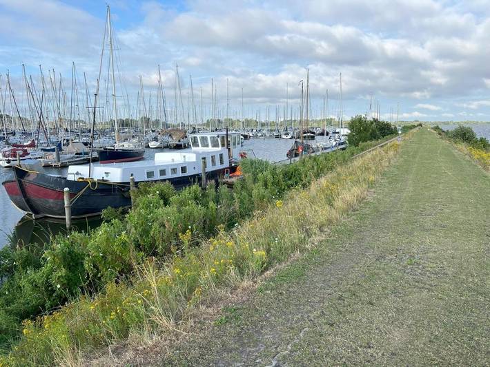 Boot voor 5 personen, with Balkon and Terras as well as Uitzicht op het meer and Uitzicht in Andijk