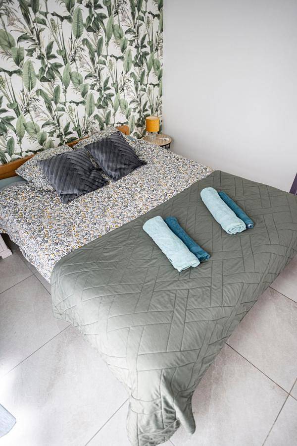 Appartement de vacances pour 4 personnes, avec Balcon et Terrasse ainsi que Jardin et Vue