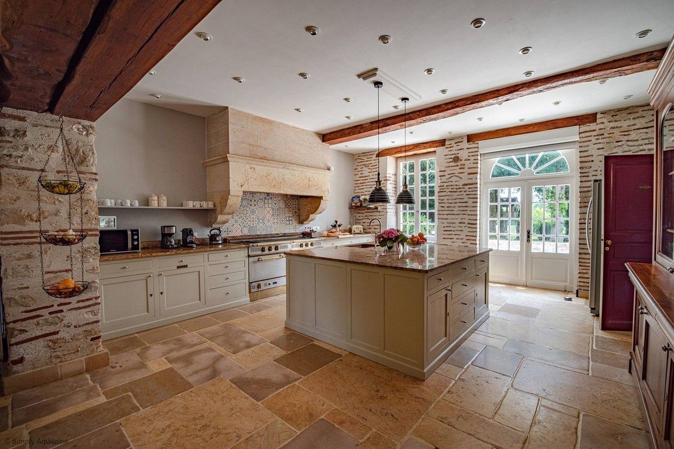 101 Elegant Riverside Chateau  | Sleeps 18 in Fongrave, Quercy