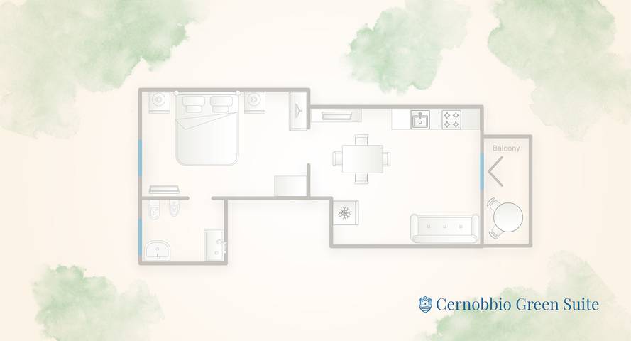 Ganze Wohnung, Cernobbio Green Suite in Cernobbio, Comer See