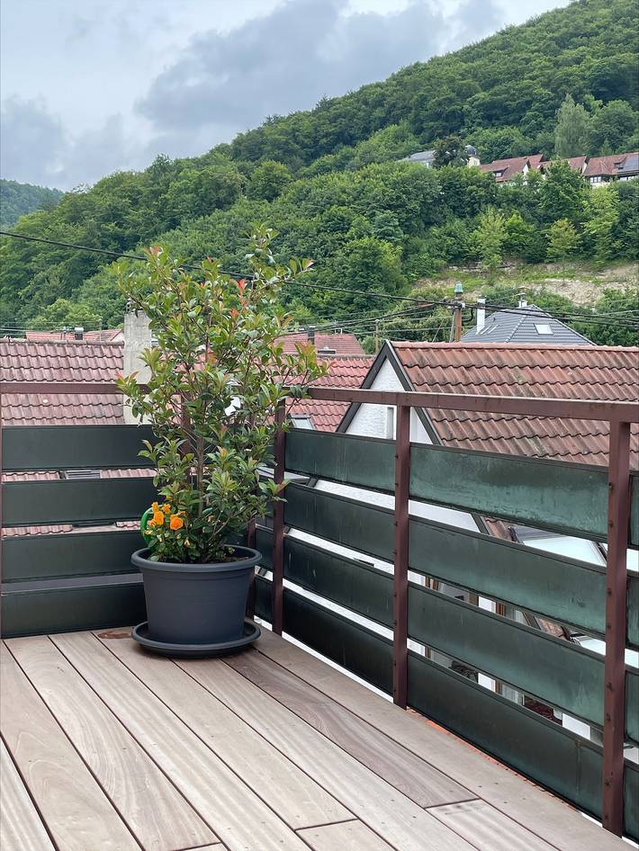 Ganze Ferienwohnung, Ferienwohnung Haus Michelskäppele - Ferienwohnung 50qm, 1 Schlafzimmer, max. 4 Personen in Bad Urach, Albsteig Etappe 9