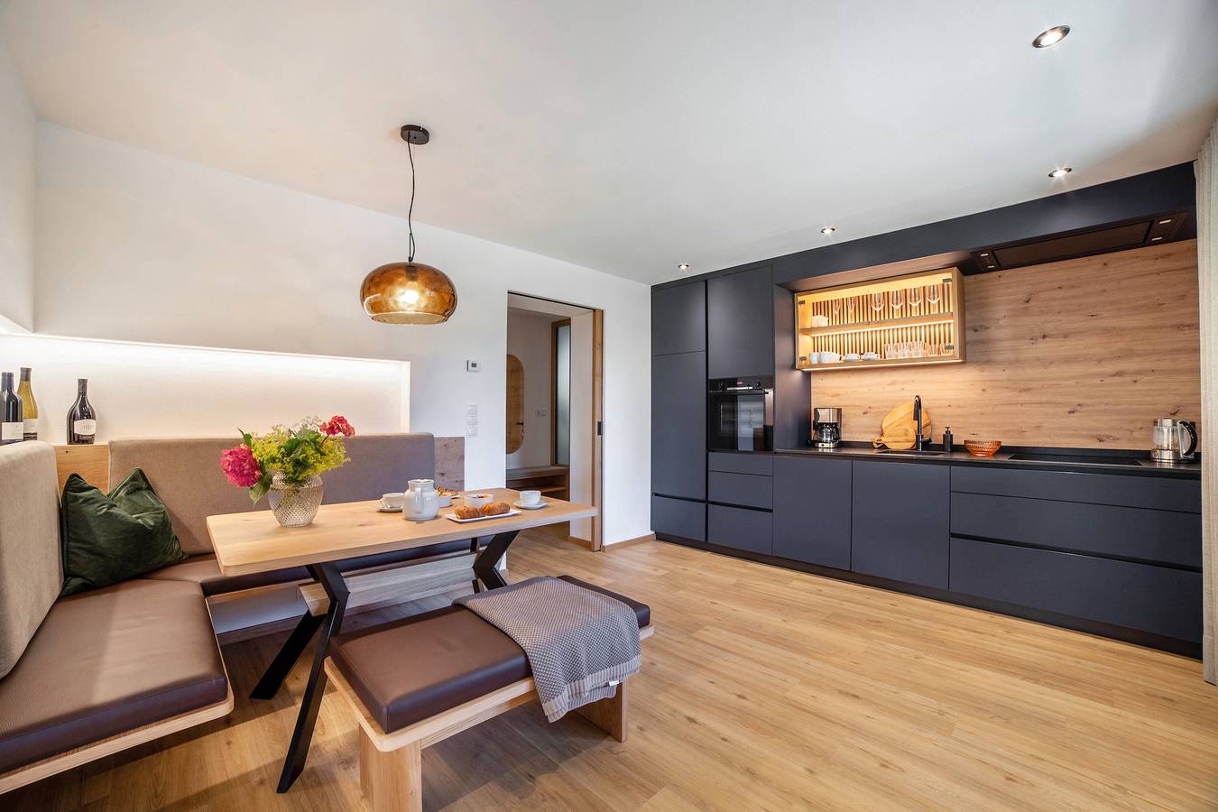 Ganze Wohnung, Ferienwohnung Berta – neu, komfortabel, mit Gartenterrasse & Bergblick in St. Martin in Passeier, Texelgruppe