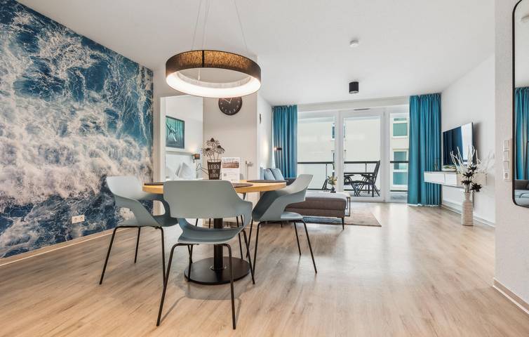 Ganze Ferienwohnung, Apartment mit Meerblick, Parkplatz, Terrasse und Internet - 300m zum Strand in Olpenitz, Kappeln