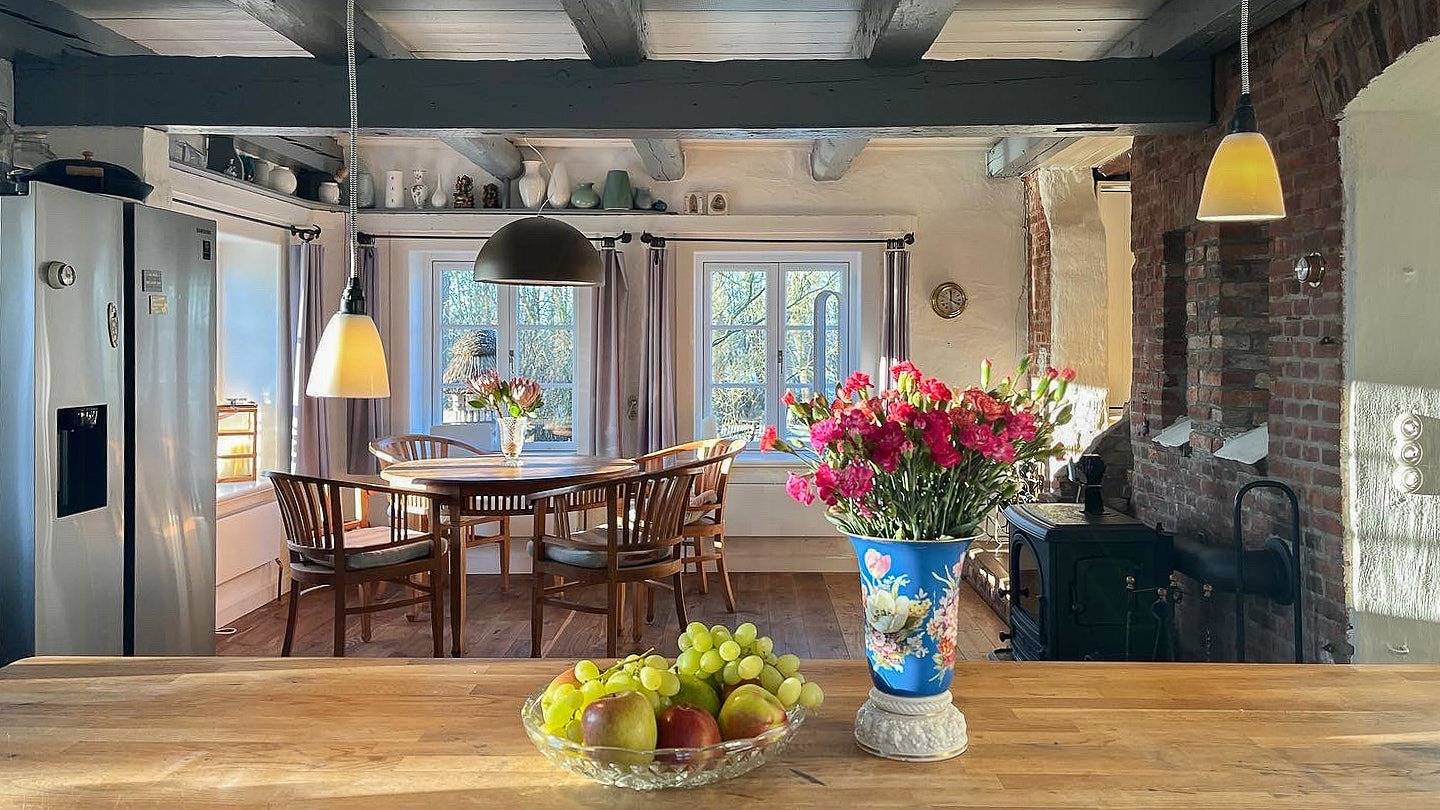 Maisonette in romantischem Reetdachhaus in Oldenswort, Eiderstedt
