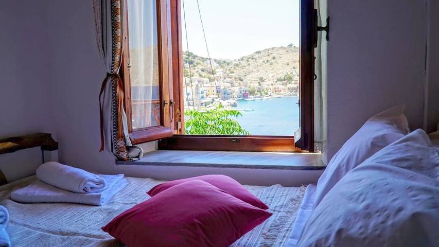 Location de vacances pour 4 personnes, avec vue et terrasse dans Symi - 4