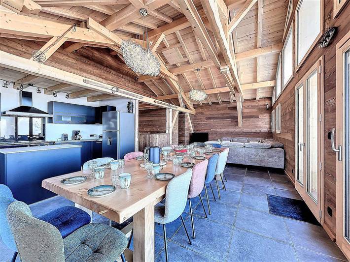 Chalet pour 14 personnes, avec sauna et balcon dans Le Corbier - 3