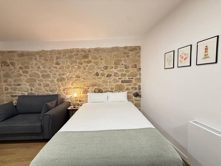 Gîte pour 3 personnes, avec balcon et vue, animaux acceptés à Padrón - 2
