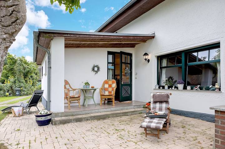 Ferienwohnung für 3 Personen, mit Garten