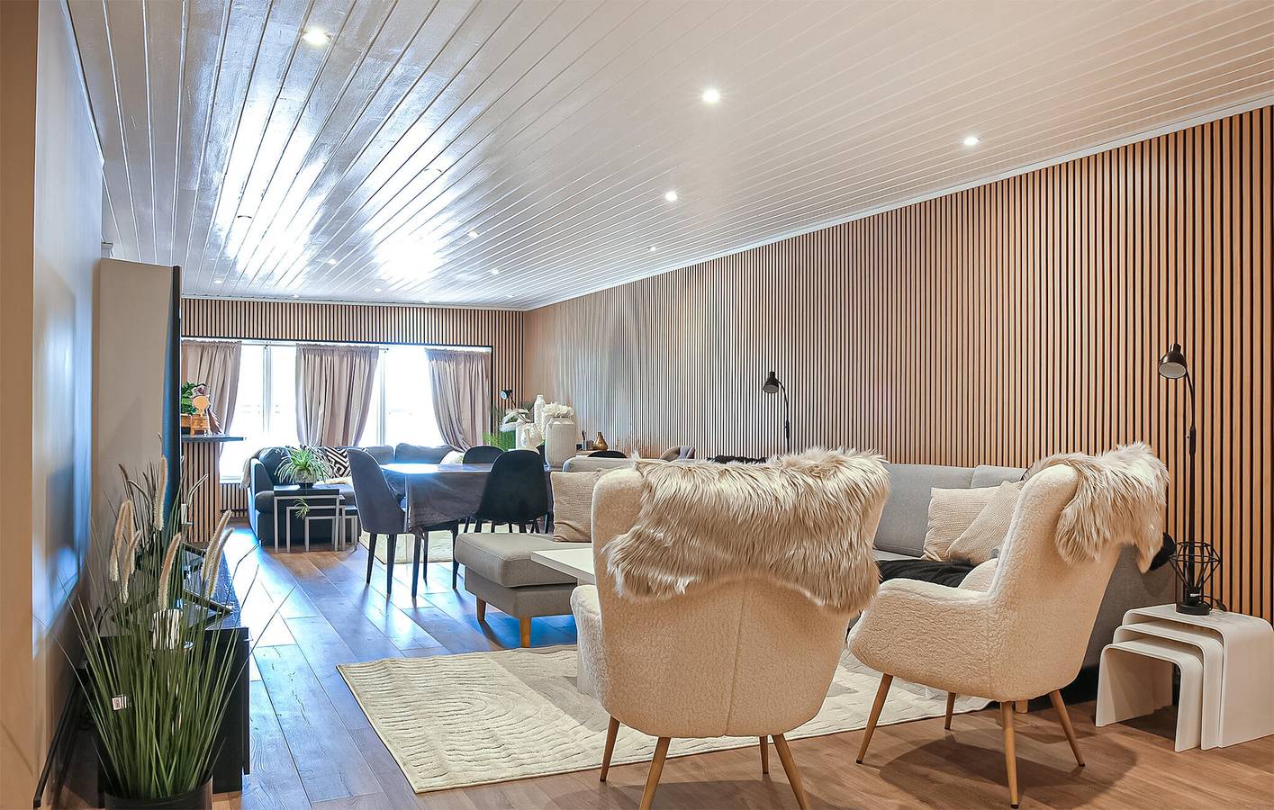 Ferienhaus für 16 Personen mit Sauna in Bokn