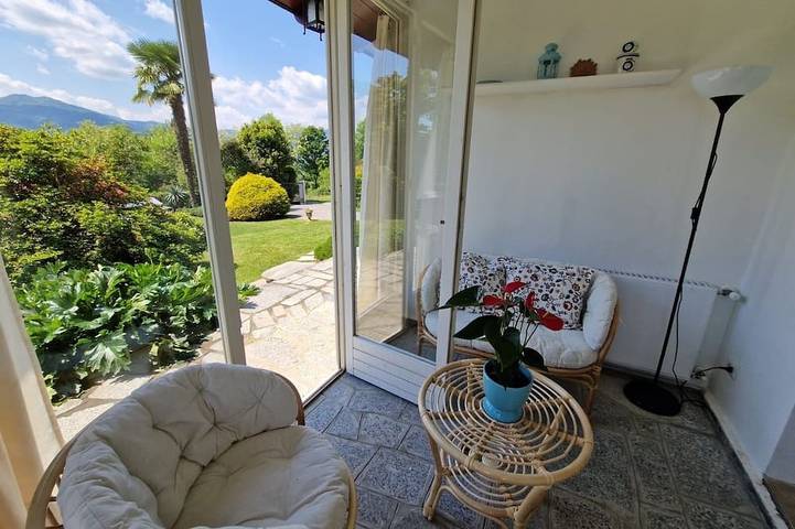 Lovely holiday home at Lake Orta with private garden and pool in Comune di Ameno, Lake Orta
