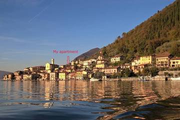 Gîte pour 6 personnes, avec balcon à Monte Isola