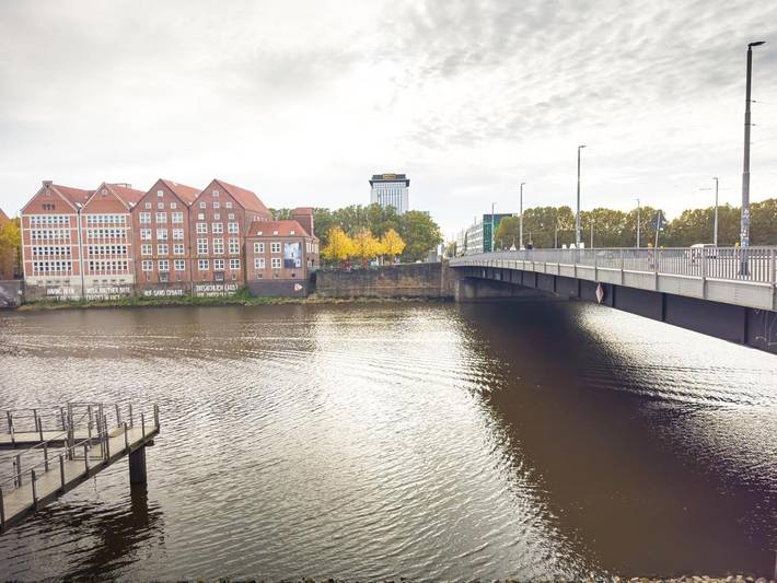 Ferienwohnung für 6 Personen, mit Ausblick und Terrasse, mit Haustier in Bremer Freimarkt