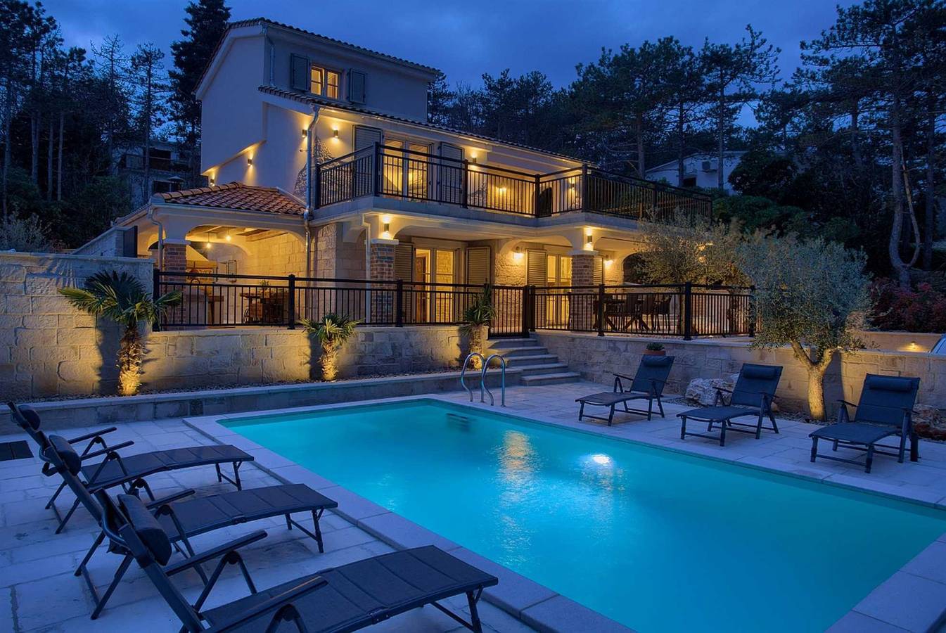 Villa Sea Queen mit beheiztem Pool und Meerblick in Silo (Krk), Krk