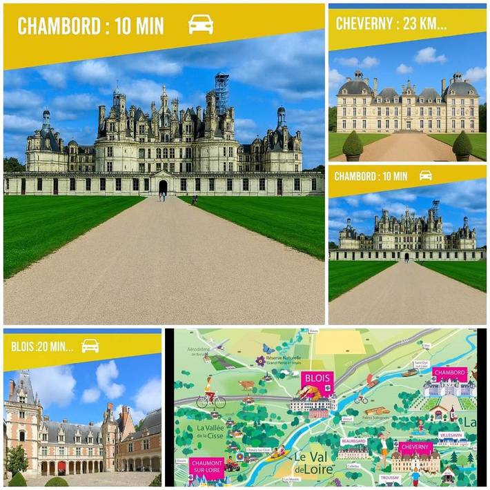 Location de vacances pour 6 personnes, avec jardin à Mer - 3