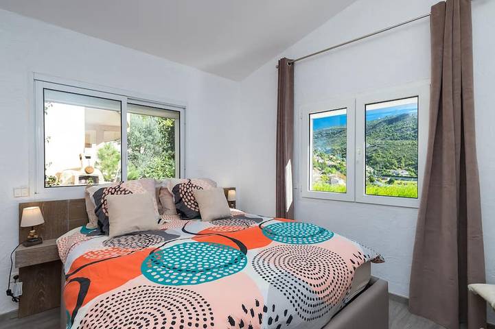 Schönes, entspannendes Haus mit Blick auf das Mittelmeer, nur wenige Minuten von Monaco entfernt in Èze, Mittelmeerküste (Frankreich)