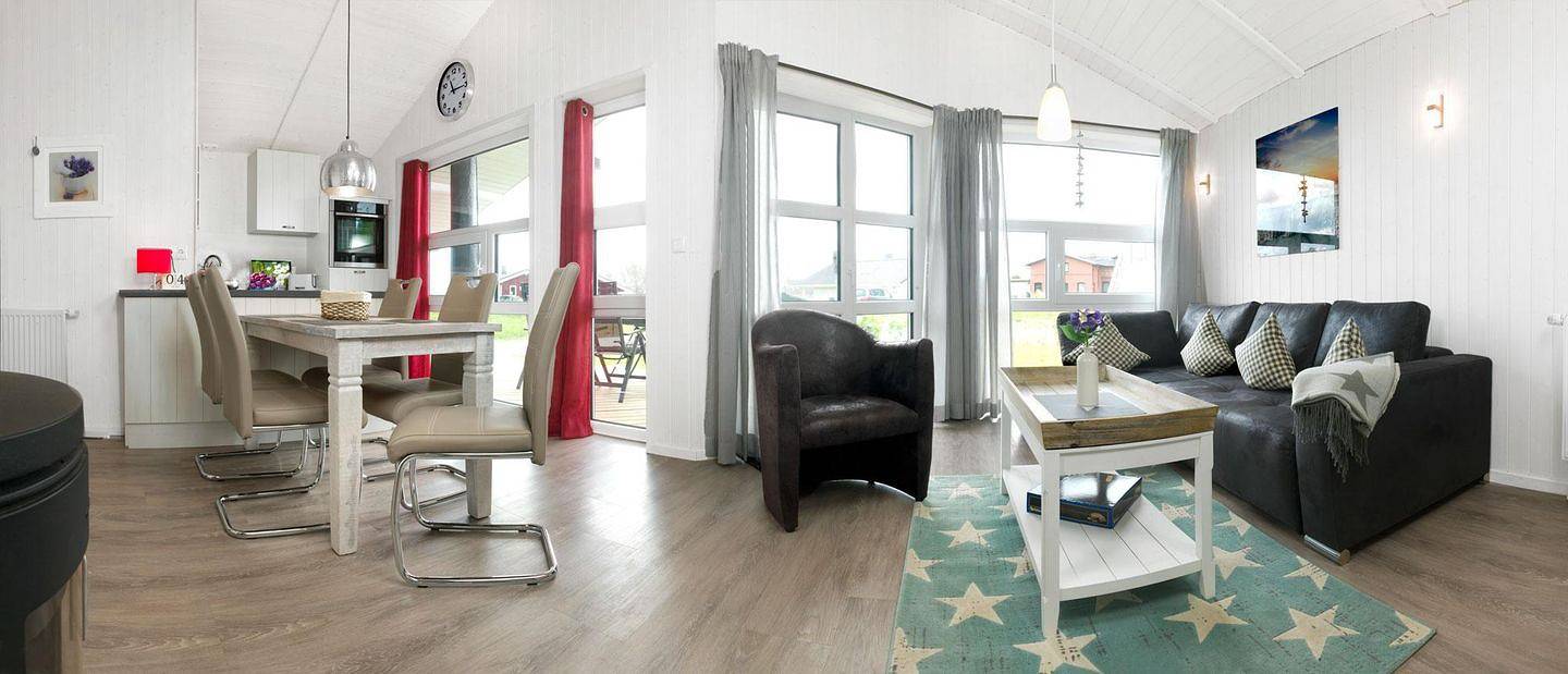 Haus Strandbrise - Ferienhaus in ruhiger Lage, direkt am Salzhaff. in Vorwerk, Nordwestmecklenburg (Wismar und Umgebung)