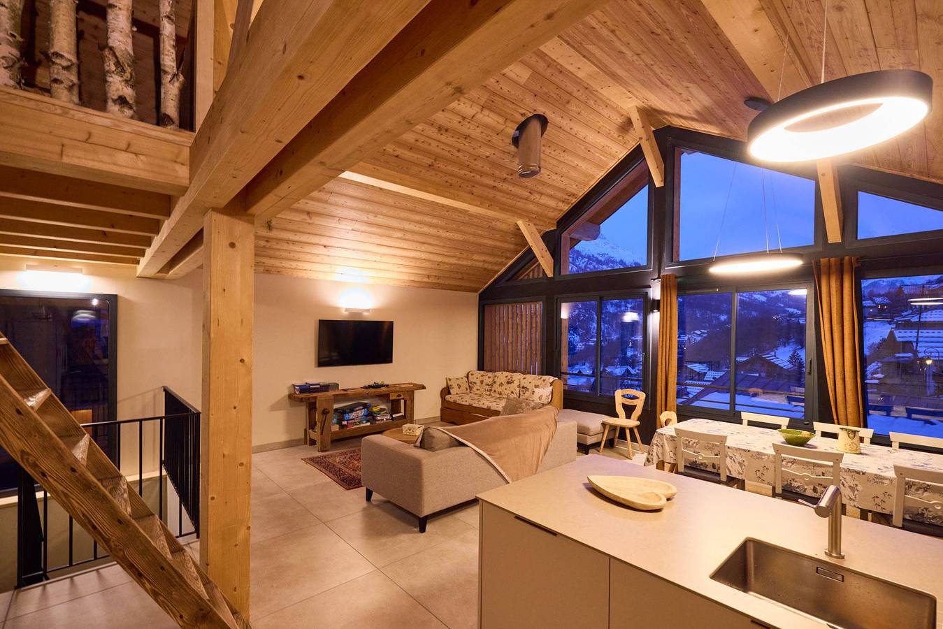 Chalet 4 pièces mezzanine 11 personnes exposé Sud-Ouest (Baudriez) in Valloire, Région de Saint-Jean-de-Maurienne