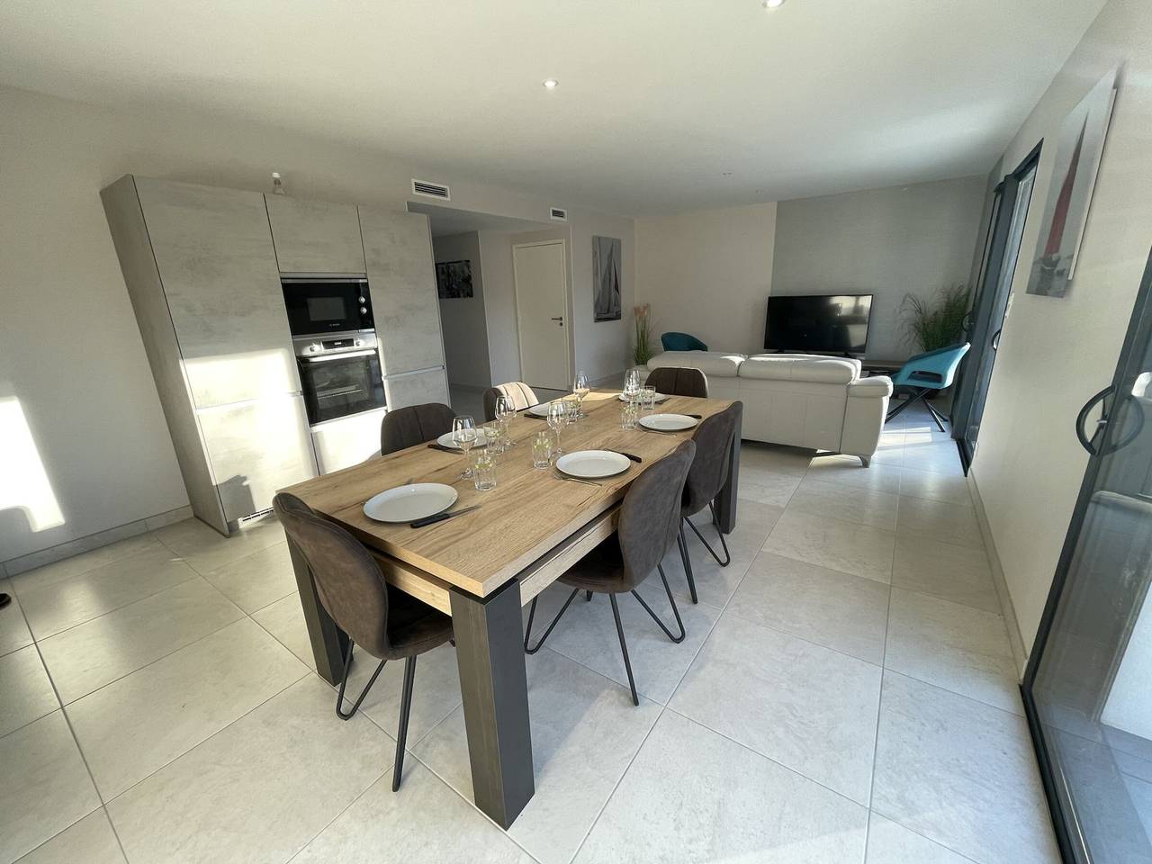 Modernes Haus, nahe Strand, barrierefrei, haustierfreundlich in Penvins, Sarzeau