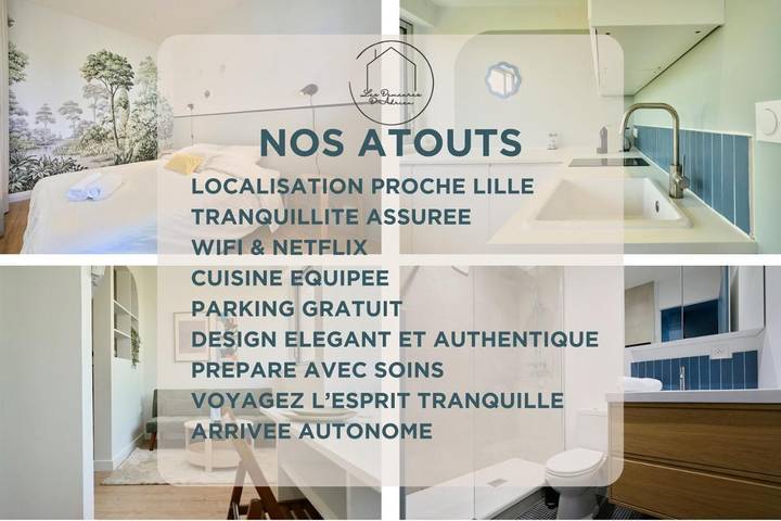Gîte pour 2 personnes, avec vue à Wasquehal - 2