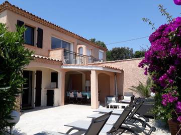 Ferienhaus für 6 Personen, mit Pool und Terrasse, mit Haustier in Sainte-Maxime