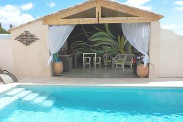 Cottage pour 8 personnes, avec jardin à Bize-Minervois