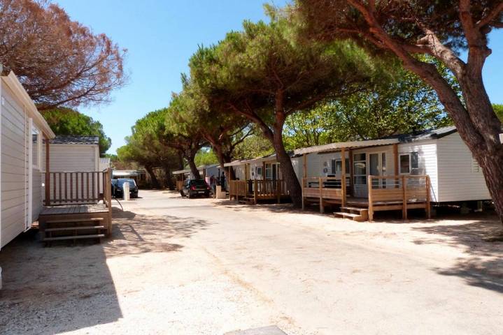 Camping per 6 persone, con giardino e terrazza, con animali domestici in Hyeres