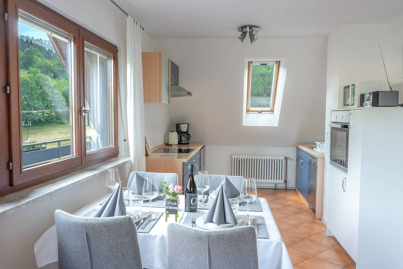 Ganze Wohnung, Apartment 'Wolter' mit gemeinsamer Terrasse, Garten und Wlan in Gengenbach, Kinzigtal