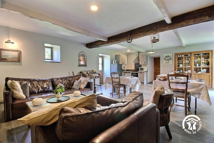 Chambre d’hôte pour 3 personnes, avec Terrasse ainsi que Jardin et Vue