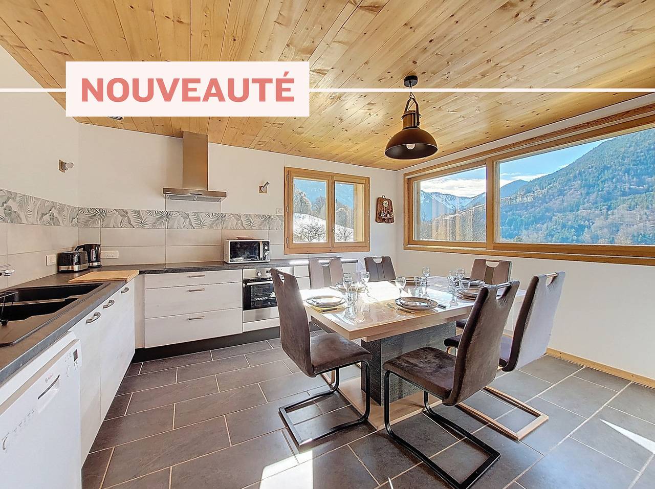 Ganze Wohnung, Les 3 Soeurs - 2 chambres - 6 personnes - Vue montagne - Jardin au calme in Le Biot, Thonon-les-Bains und Umgebung