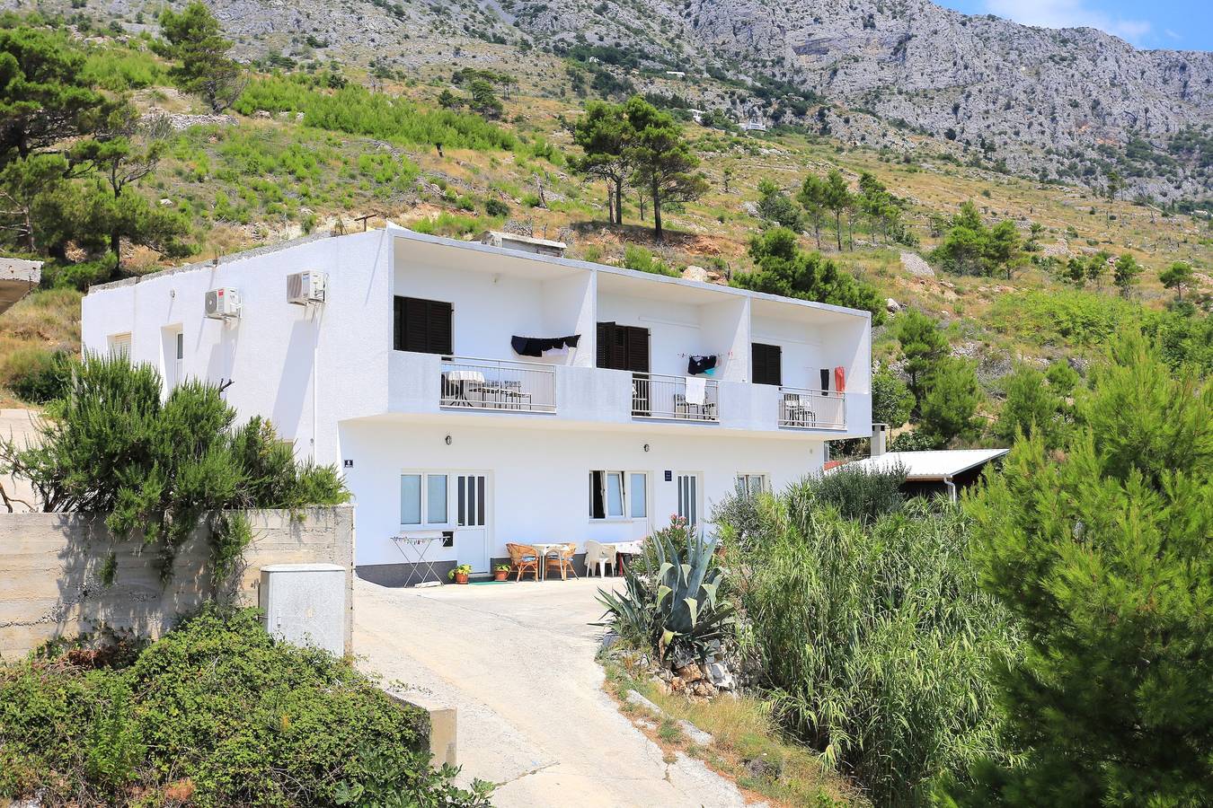Cały apartament, Jednopokojowy apartament z balkonem i widokiem na morze Lokva Rogoznica, Omis A-17645-d in Lokva Rogoznica, Omiš-Riviera
