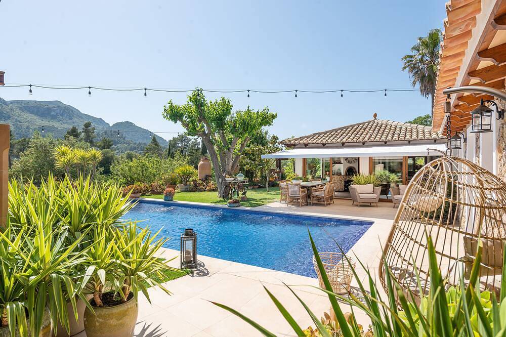 Can Sion - Ferienhaus mit privaten Pool in Esporlas. WiFi gratis in Esporles, Mallorca Westen