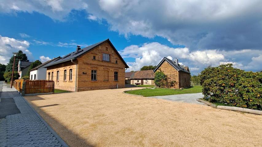 Ferienhaus für 8 Personen, mit Ausblick und Garten, mit Haustier in Gablenz