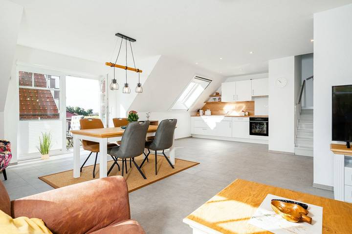 Ferienwohnung für 4 Personen, mit Balkon in Krummhörn