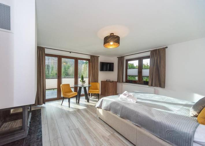 Dom gościnny dla 6 osób, z widok i ogród w Brenna