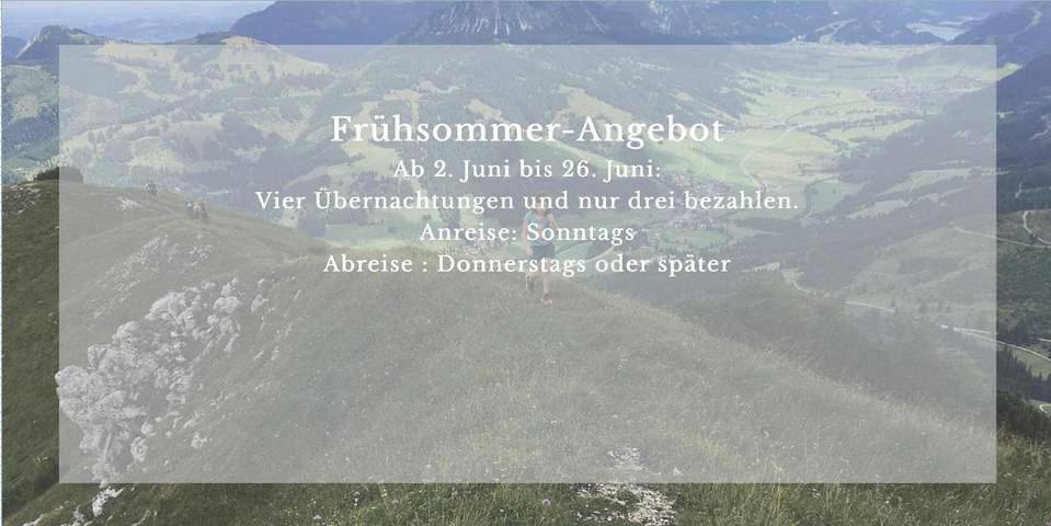 Hotel für 2 Personen, mit Balkon und Terrasse sowie Garten und Ausblick in Zöblen