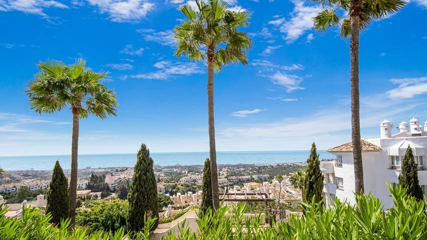 Apartamento de vacaciones para 4 personas, con vistas al mar y terraza además de jardín y piscina - 1