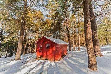 Log Cabin for 2 People in Pocono Mountains, Pennsylvania, Photo 1
