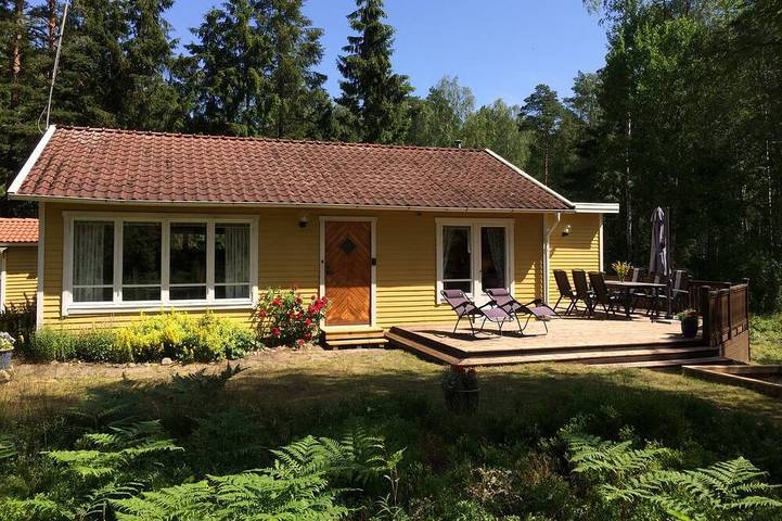 Ferienhaus für 5 Personen, mit Terrasse und Garten