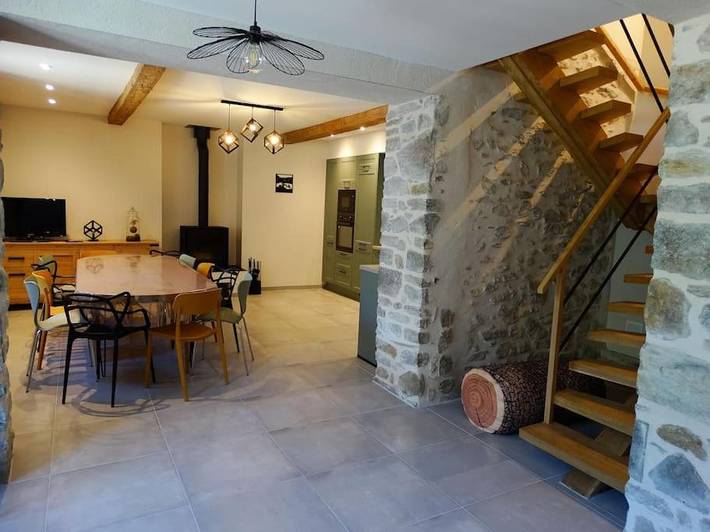 Maison de vacances pour 12 personnes, avec jacuzzi ainsi que jardin et sauna
