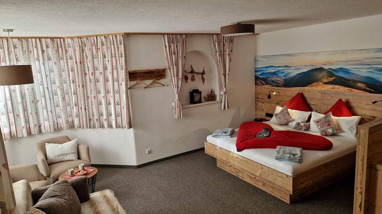 Gehele studio, Studio voor 3 personen met terras in Lermoos, Ammergauer Alpen (Oostenrijk)
