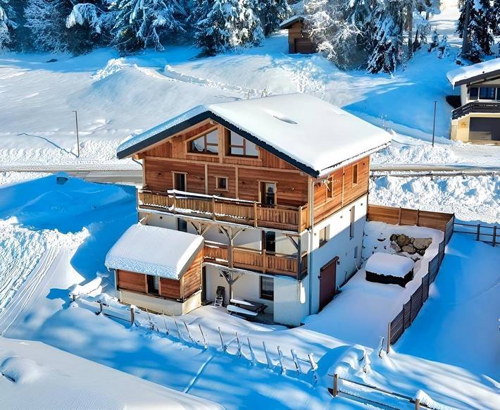 Gîte pour 15 personnes, avec sauna ainsi que terrasse et jacuzzi à Crest-Voland
