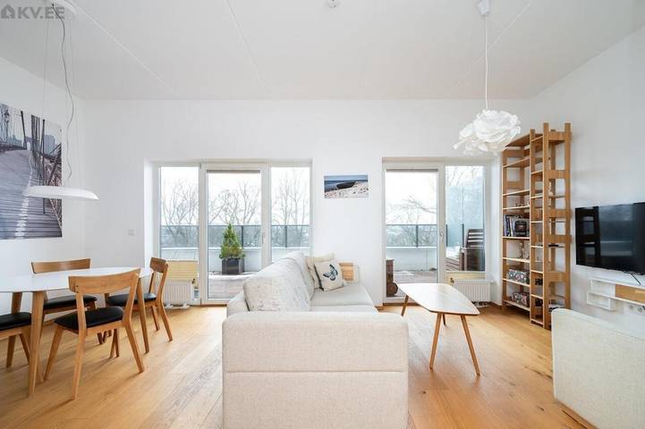 Apartament wakacyjny dla 3 osób, z taras i widok w Tallinn