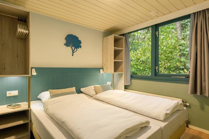 Lodge voor 6 personen, met kinderzwembad en tuin in Limburg