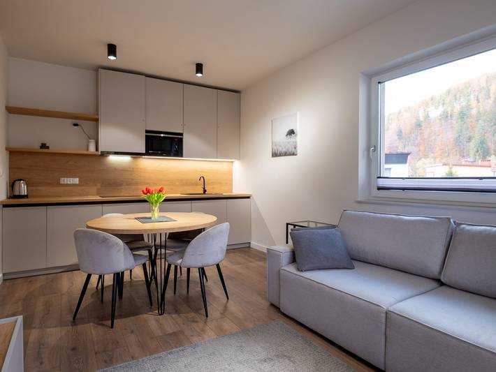 Apartament wakacyjny dla 4 osób, z Ogród w Wisła