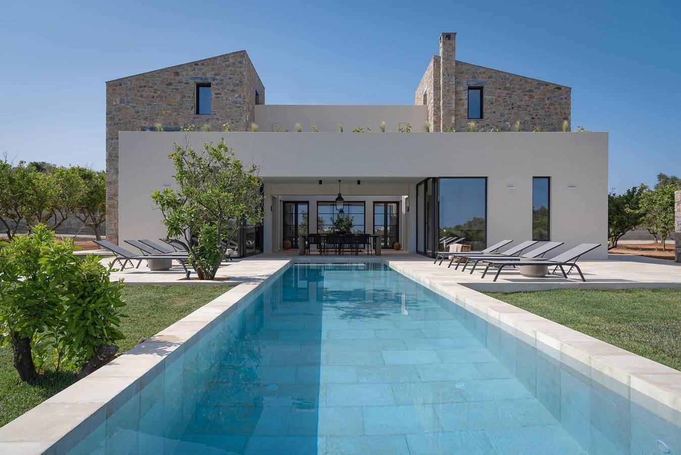 Exquisite Crete Villa | Villa Laurel | Large Heated Private Pool | Modern Furnishing in Skaleta, Rethymno und Umgebung