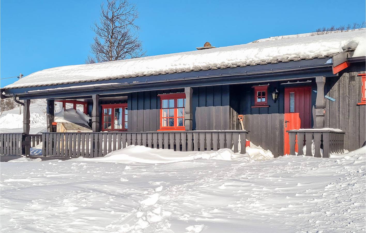 Feriehus for 6 personer med terrasse in Øystre Slidre 