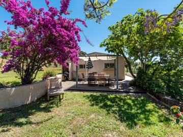 Ferienhaus mit Meerblick für 6 Personen, mit Terrasse und Ausblick sowie Garten, mit Haustier auf Korsika