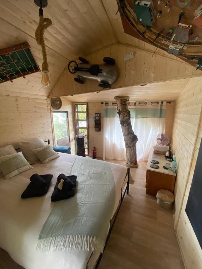 Chalet pour 2 personnes, avec jardin et vue ainsi que piscine et terrasse