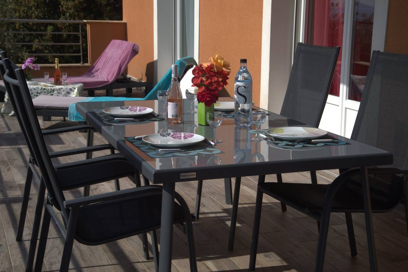 Gite vue mer avec piscine in Coti-Chiavari, Région d'Ajaccio